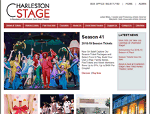 Tablet Screenshot of charlestonstage.com